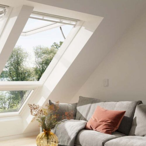 VELUX kahesüsteemne kaugjuhitav katuseaken