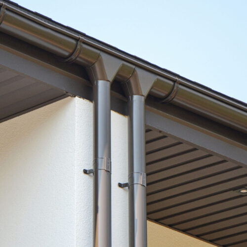 Terasest vihmavee äravoolusüsteem BUD-MASZ, Ümar, D125 mm