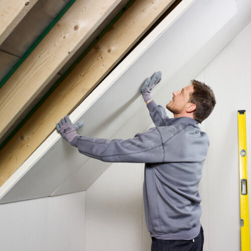 PIR plaat kipsiga Recticel Eurothane® G siseseintele