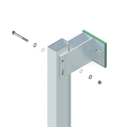 Vertikaalne põrandast põrandani fassaadi kinnitussüsteem NVF2F